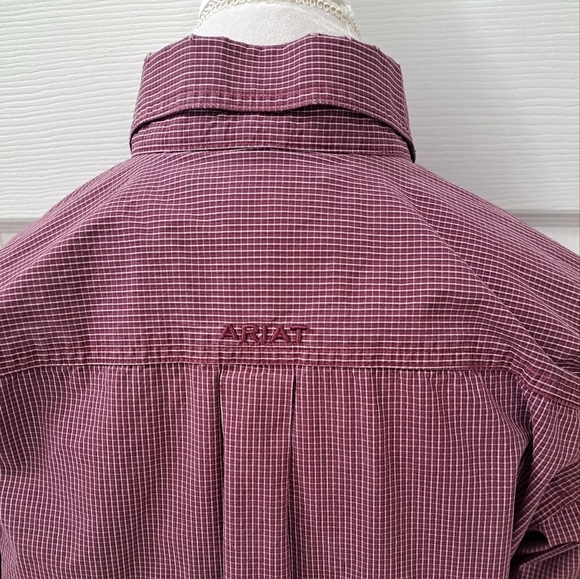 Ariat Pro Series Button Up Shirt Size M - Picture 6 of 13